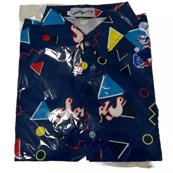 Nashville Sounds MiLB Throwback Decades Button Up Shirt Size XL Baseball - Picture 2 of 3